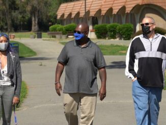 Solano County students walking on campus