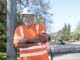 Man at work for CalTrans