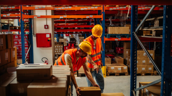 warehouse workers