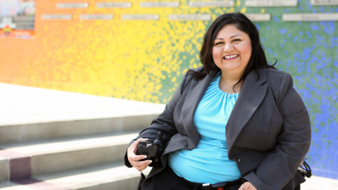 a city councilwoman at work