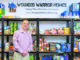 Portrait of Marine Corps veteran Rick Espitia at the food pantry of the Wounded Warrior Homes offices. Rick is the President/Chairman of the organization